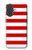 S2364 Red and White Striped Case For iPhone 17