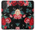 S3112 Rose Floral Pattern Black Case For iPhone 17