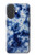 S3439 Fabric Indigo Tie Dye Case For iPhone 17