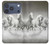 S0933 White Horses Case For iPhone 17 Pro