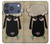 S2826 Cute Cartoon Unsleep Black Sheep Case For iPhone 17 Pro