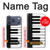 S3078 Black and White Piano Keyboard Case For iPhone 17 Pro