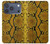 S3365 Yellow Python Skin Graphic Print Case For iPhone 17 Pro
