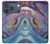 S3676 Colorful Abstract Marble Stone Case For iPhone 17 Pro, 18 Pro