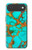 S2688 Aqua Copper Turquoise Gemstone Graphic Case For iPhone Air