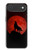 S2955 Wolf Howling Red Moon Case For iPhone Air