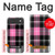 S3091 Pink Plaid Pattern Case For iPhone Air