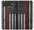 S3472 Firefighter Thin Red Line Flag Case For iPhone Air