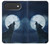 S3693 Grim White Wolf Full Moon Case For iPhone Air