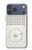 S1857 Retro Transistor Radio Case For iPhone 17 Pro Max