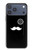 S1946 Sir Mustache Minimalism Case For iPhone 17 Pro Max, 18 Pro Max
