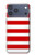 S2364 Red and White Striped Case For iPhone 17 Pro Max