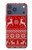 S2835 Christmas Reindeer Knitted Pattern Case For iPhone 17 Pro Max, 18 Pro Max