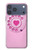 S2847 Pink Retro Rotary Phone Case For iPhone 17 Pro Max, 18 Pro Max