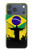 S2981 Brazil Football Soccer Case For iPhone 17 Pro Max, 18 Pro Max
