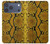 S3365 Yellow Python Skin Graphic Print Case For iPhone 17 Pro Max