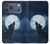 S3693 Grim White Wolf Full Moon Case For iPhone 17 Pro Max, 18 Pro Max