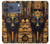 S3992 Gold Black Anubis Case For iPhone 17 Pro Max, 18 Pro Max