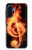 S0493 Music Note Burn Case For Samsung Galaxy A17, A18