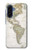 S0604 World Map Case For Samsung Galaxy A17