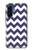 S2345 Navy Blue Shavron Zig Zag Pattern Case For Samsung Galaxy A17