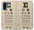 S2502 Eye Exam Chart Decorative Decoupage Poster Case For Samsung Galaxy A17