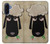 S2826 Cute Cartoon Unsleep Black Sheep Case For Samsung Galaxy A17