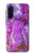S2907 Purple Turquoise Stone Case For Samsung Galaxy A17, A18