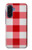 S3535 Red Gingham Case For Samsung Galaxy A17