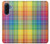 S3942 LGBTQ Rainbow Plaid Tartan Case For Samsung Galaxy A17
