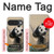 S2210 Panda Fluffy Art Painting Case For Google Pixel 10, 10 Pro