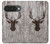 S2505 Reindeer Head Old Wood Texture Graphic Case For Google Pixel 10, 10 Pro