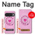 S2847 Pink Retro Rotary Phone Case For Google Pixel 10, 10 Pro