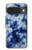 S3439 Fabric Indigo Tie Dye Case For Google Pixel 10, 10 Pro