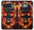 S3986 Fire Skull Case For Google Pixel 10, 10 Pro