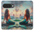 S4006 Oil Painting Mermaid Case For Google Pixel 10, 10 Pro