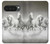S0933 White Horses Case For Google Pixel 10 Pro XL