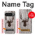S2505 Reindeer Head Old Wood Texture Graphic Case For Google Pixel 10 Pro XL