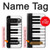 S3078 Black and White Piano Keyboard Case For Google Pixel 10 Pro XL