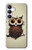 S0360 Coffee Owl Case For Samsung Galaxy S25 FE, S26 FE