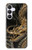 S0426 Gold Dragon Case For Samsung Galaxy S25 FE S0426 Gold Dragon Case For Samsung Galaxy S25 FE