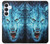 S0752 Blue Fire Grim Wolf Case For Samsung Galaxy S25 FE