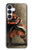 S0796 Japan Red Samurai Case For Samsung Galaxy S25 FE