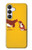 S1093 Rooster and Cat Joke Case For Samsung Galaxy S25 FE, S26 FE