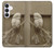 S1386 Paper Sculpture Owl Case For Samsung Galaxy S25 FE, S26 FE