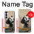 S2210 Panda Fluffy Art Painting Case For Samsung Galaxy S25 FE