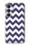 S2345 Navy Blue Shavron Zig Zag Pattern Case For Samsung Galaxy S25 FE