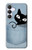 S2641 Pocket Black Cat Case For Samsung Galaxy S25 FE