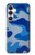 S2958 Army Blue Camo Camouflage Case For Samsung Galaxy S25 FE