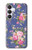 S3265 Vintage Flower Pattern Case For Samsung Galaxy S25 FE